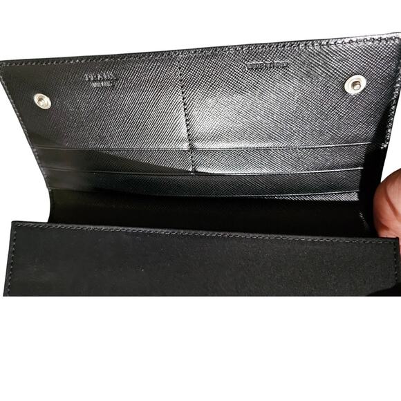 Prada Tesstuto Black Nylon Wallet - Picture 8 of 12